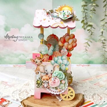 Candy cart with "Playtime" collection and Kreativa Paints by Priyanka Singh