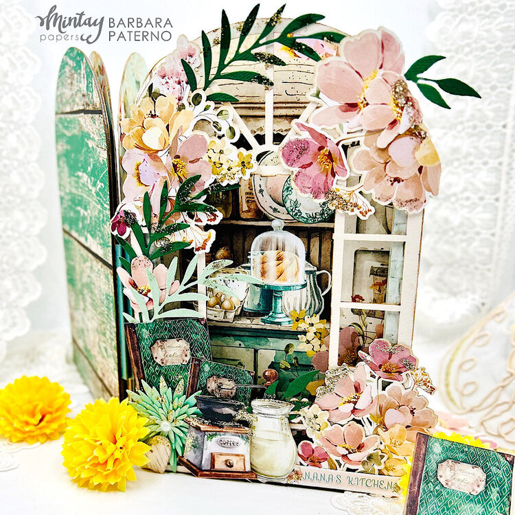 Album with &quot;Nana&#039;s kitchen&quot; collection and Chippies by Barbara Paterno