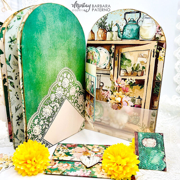 Album with &quot;Nana&#039;s kitchen&quot; collection and Chippies by Barbara Paterno