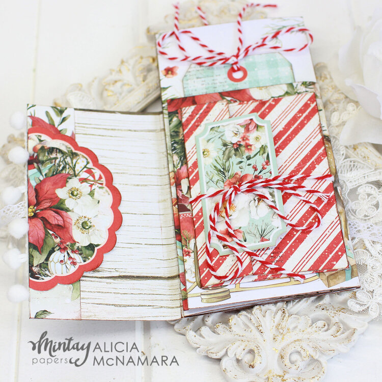 Photo folios with &quot;White christmas&quot; collection by Alicia McNamara