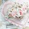 Heart decor with "Peony garden" line and Kreativa Stencil by Dominika Panicka - Sionek