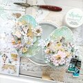 Egg shaped decors with "Spring is here" line and Kreativa products by Dominika Panicka - Sionek