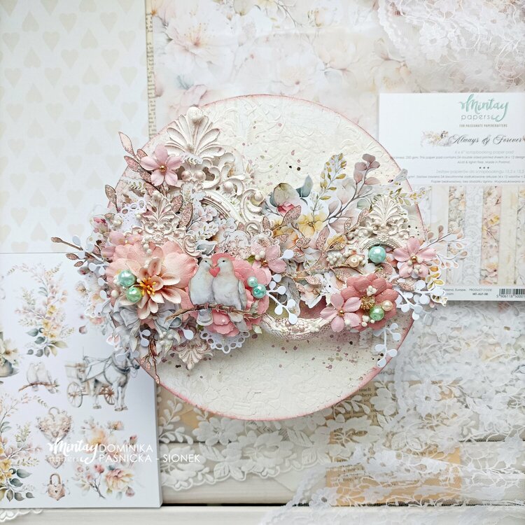 Decor with &quot;Always &amp; Forever&quot; collection and Kreativa products by Dominika Panicka - Sionek