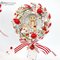 Christmas decor lollipops with "White christmas" line and Chippies by Stephanie Garbett