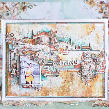 Layout with &quot;Places we go&quot; by Emma Trout