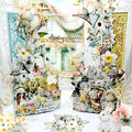 Cards with "Spring is here" collection and Decorative Vellum by Barbara Paterno