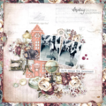 Layout made with "Antique shop" line and Chippies by Valeska Guimaraes
