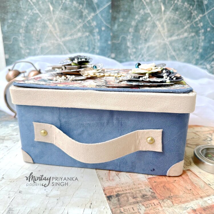 Suitcase box with &quot;Traveller&quot; collection by Priyanka Singh