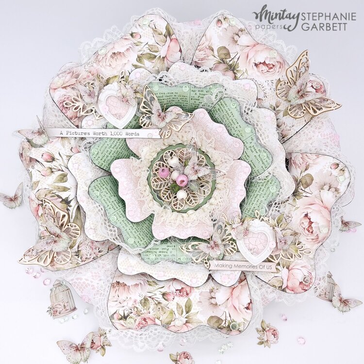 Flower decor with &quot;Peony garden&quot; collection by Stephanie Garbett