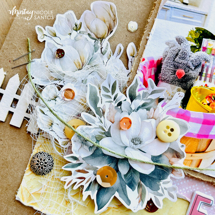 Layout with &quot;Spring is here&quot; collection and Chippies by Nicole Santos
