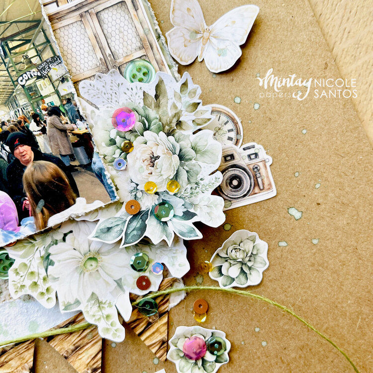 Layout with &quot;Rustic charms&quot; collection by Nicole Santos
