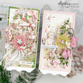 DL cards with "Peony garden " and Fancy Cards by Anna Kukla