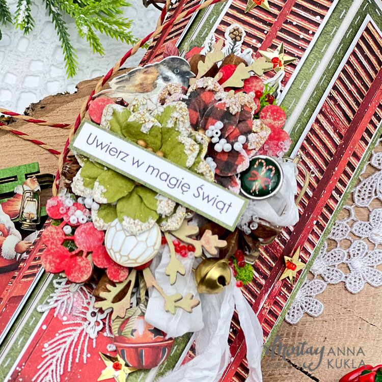 Christmas gift box with &quot;White christmas&quot; collection by Anna Kukla