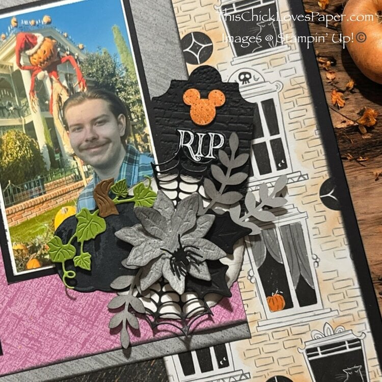 Haunted Mansion Boo Crew 12x12 Scrapbook Layout