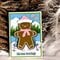 Ski-sons Greetings Gingerbread Winter Card