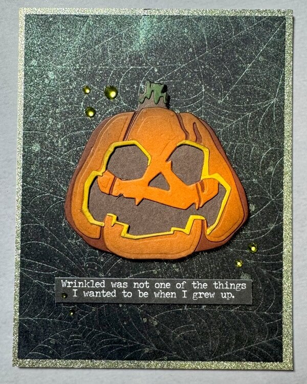 Halloween birthday card