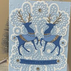 Nordic Deer Christmas Card