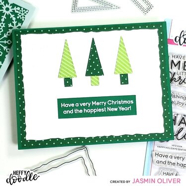 Clean and simple Christmas card