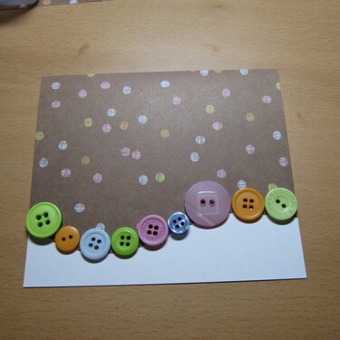 Card from scraps for NSBD challenge!