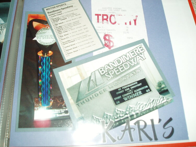 Kari&#039;s Racing Trophies