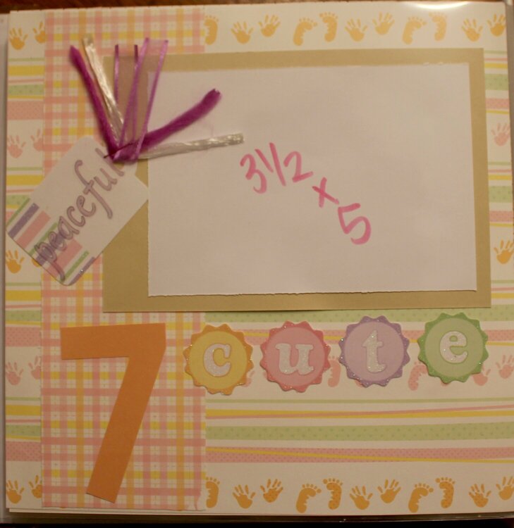 Seven (months) - Baby Shower Gift
