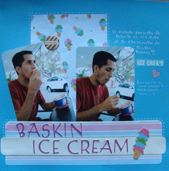 Baskin Ice cream
