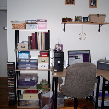 Storage and Work Space!