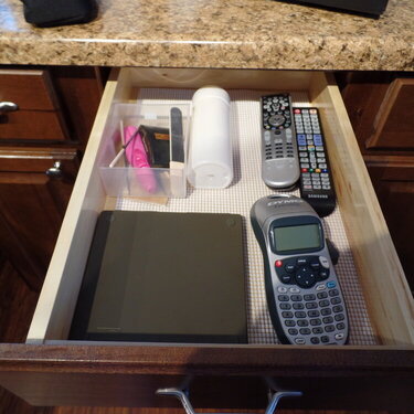 inside of a drawer