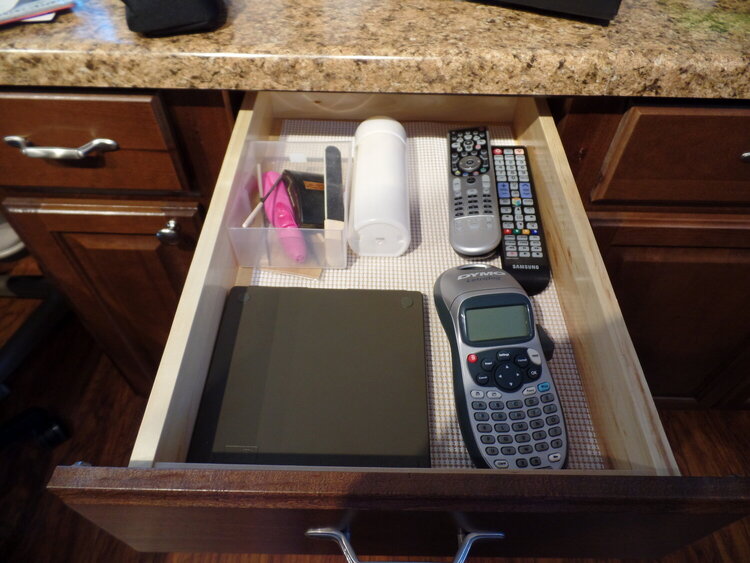 inside of a drawer