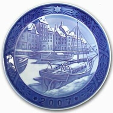 Royal Copenhagen plate 2007
