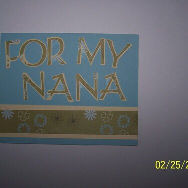 For My Nana