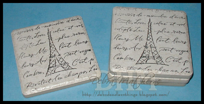 French Tile Coasters