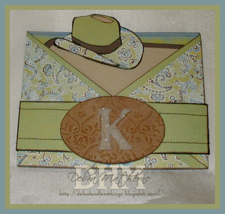 Cowgirl Criss-Cross Card