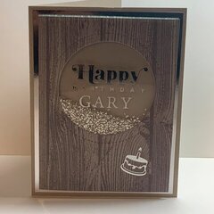 Masculine hot foil Birthday Card