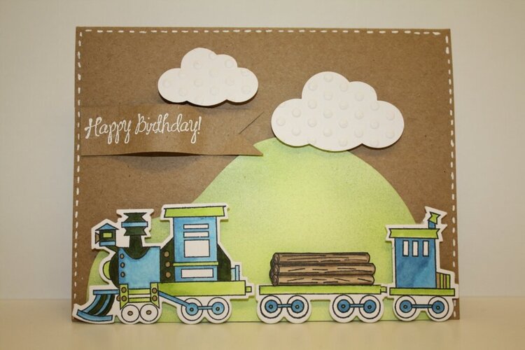 Happy Birthday train