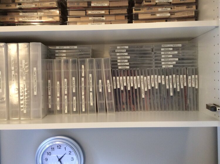DVD Cases for Stamp Storage Project Idea