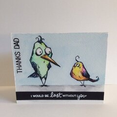 Bird Crazy Father's Day Card