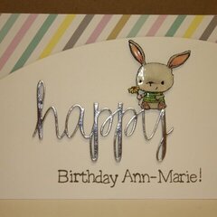 Shiny Happy Birthday card