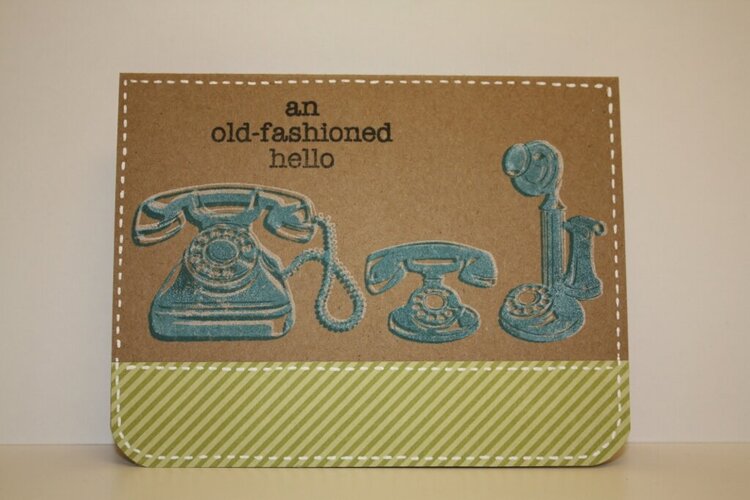 An Old-fashioned Hello