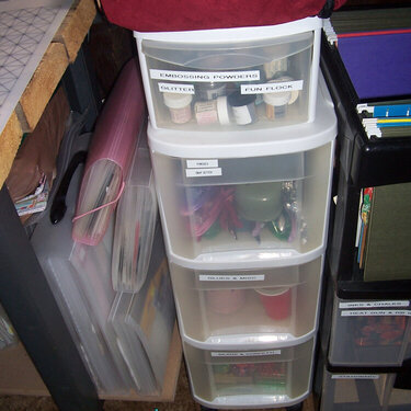 Embossing, Glues, Punches &amp; Bead Storage