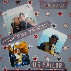 NAVY ALBUM OF MY BROTHER