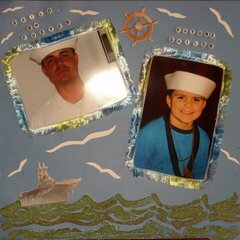 NAVY ALBUM OF MY BROTHER