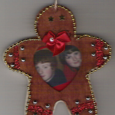 Gingerbread Kids Ornament