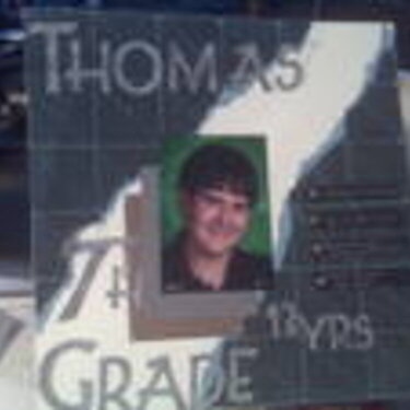 My oldest son Thomas school picture
