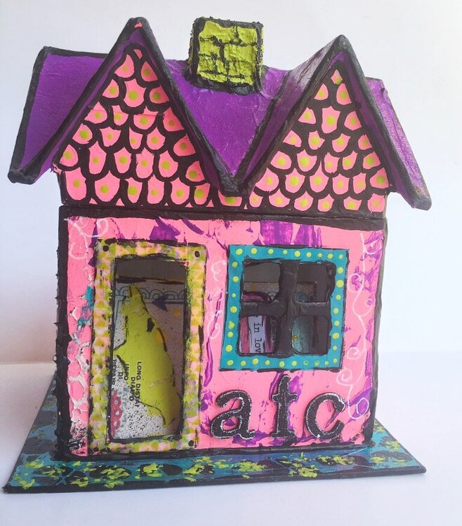 ATC House with The Crafters Workshop by Keri Sallee