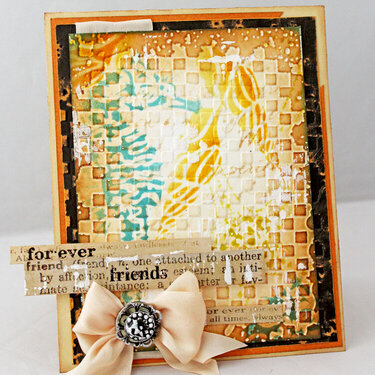Create Texture with Stencils by TCW DT Member  Karen Jiles