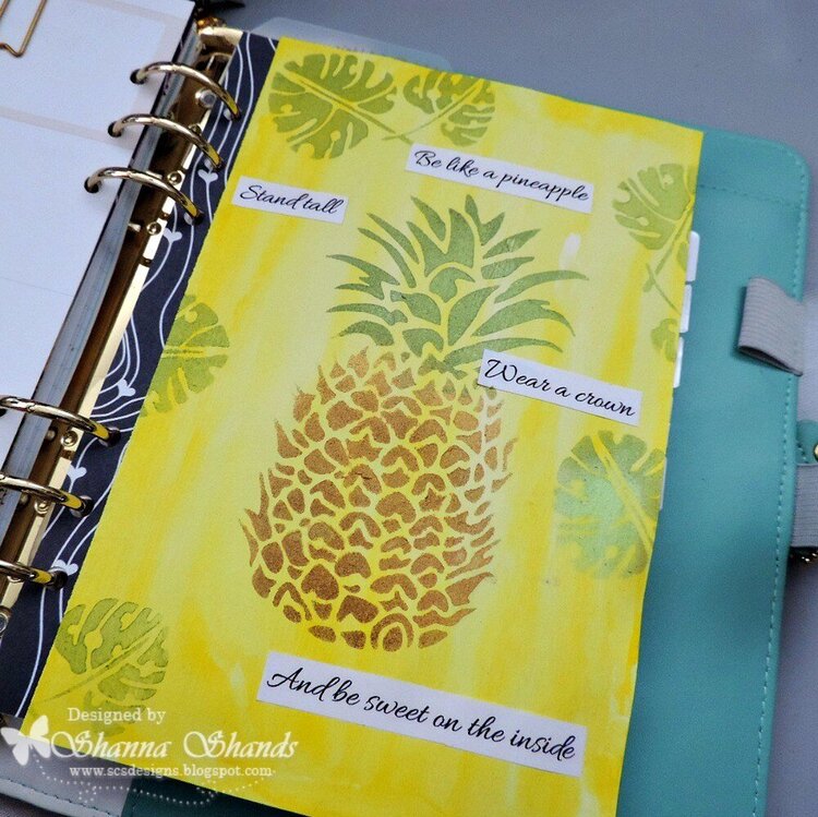 Be Like A Pineapple by Shanna Shands ** The Crafter&#039;s Workshop