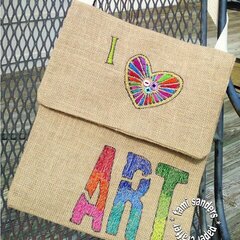 Burlap Purse by TCW DT Member Tami Sanders