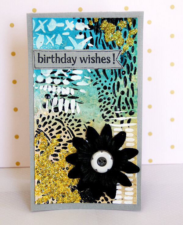 Birthday Wishes - Mixed Media Cards by TCW DT Member Sanna Lippert