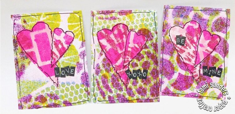 ATCs for Valentines Day by Tami Sanders